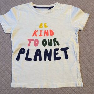 Mini Boden 'Be Kind to Our Planet' T-Shirt
